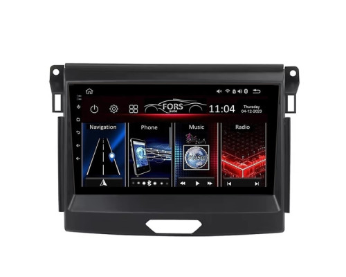 Штатная магнитола FORS.auto FS 1 LITE для Ford Ranger (1+32Gb, 9", Black) 2015-2020