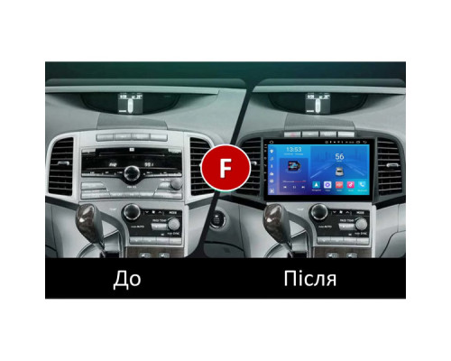 Штатна магнітола FORS.auto FS 1 LITE для Toyota Venza (1+32Gb, 9") 2008-2016