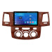 Штатная магнитола FORS.auto FS 1 LITE для Toyota Fortuner/Vigo/Hilux (1+32Gb, 9", Manual AC, wooden) 2007-2014