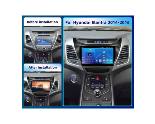 Штатная магнитола FORS.auto FS 2 ULTRA для Hyundai Elantra (2+32Gb, 9") 2014-2016