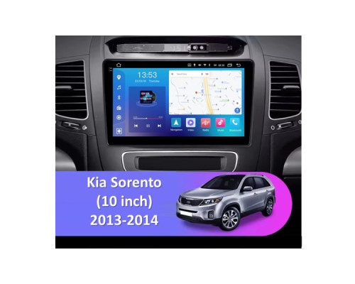 Штатная магнитола FORS.auto FS 6 MAX для Kia Sorento (6+128Gb, 10") 2013-2014