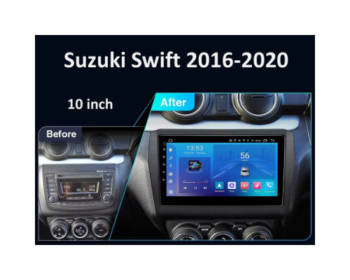 Штатная магнитола FORS.auto FS 1 LITE для Suzuki Swift (1+32Gb, 10") 2016-2020