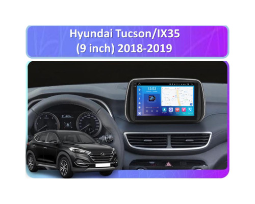 Штатная магнитола FORS.auto FS 4 PRO для Hyundai Tucson/IX35 (4+64Gb, 9") 2018-2019