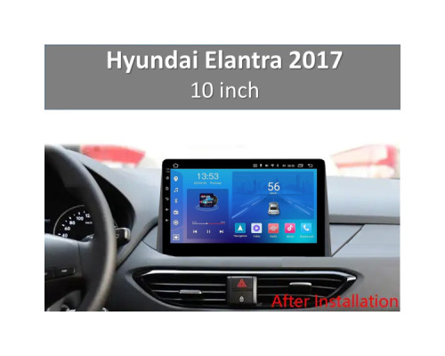 Штатная магнитола FORS.auto FS 1 LITE для Hyundai Elantra (1+32Gb, 10") 2017