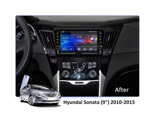 Штатная магнитола FORS.auto K100 для Hyundai Sonata (1+16Gb, 8") 2010-2015