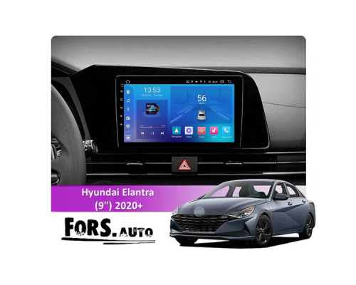 Штатная магнитола FORS.auto FS 1 LITE для Hyundai Elantra (1+32Gb, 9") 2020+