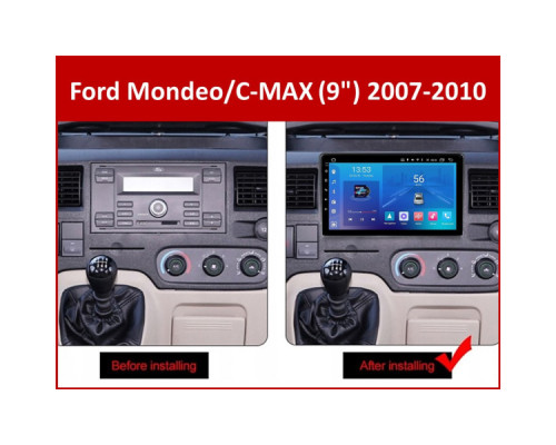 Штатная магнитола FORS.auto FS 1 LITE для Ford Mondeo/C-MAX (1+32Gb, 9") 2007-2010