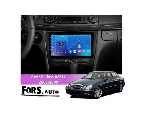 Штатная магнитола FORS.auto FS 1 LITE для Mercedes-Benz E-Class W211 (1+32Gb, 9") 2001-2009