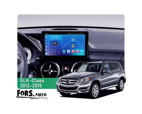 Штатная магнитола FORS.auto FS 1 LITE для Mercedes-Benz GLK-Class X204 (1+32Gb, 9") 2012-2015