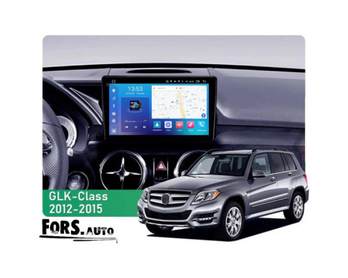 Штатная магнитола FORS.auto FS 2 PRO для Mercedes-Benz GLK-Class X204 (2+32Gb, 9") 2012-2015