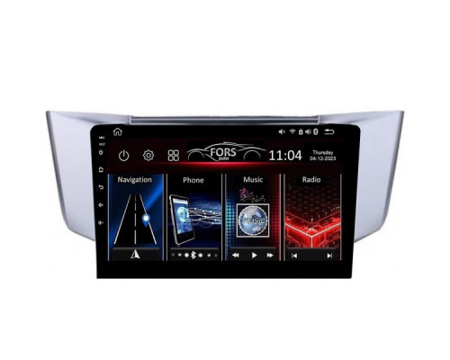 Штатная магнитола FORS.auto FS 1 LITE для Lexus RX300/RX330/RX350/RX400H (1+32Gb, 9") 2003-2009