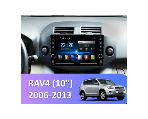 Штатная магнитола FORS.auto K150 для Toyota RAV4 (2+32Gb, 9") 2006-2013