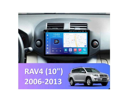 Штатная магнитола FORS.auto FS 4 MAX для Toyota RAV4 (4+32Gb, 10") 2006-2013