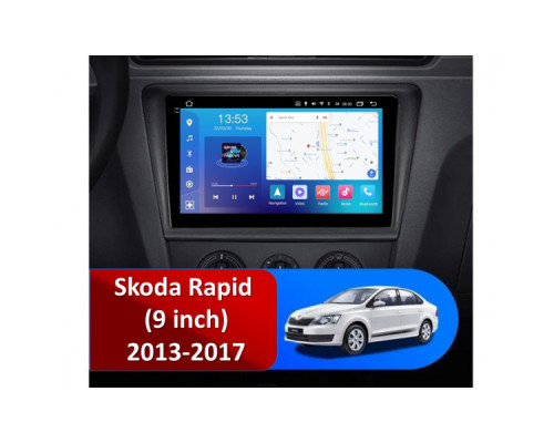 Штатная магнитола FORS.auto FS 6 MAX для Skoda Rapid (6+128Gb, 9") 2013-2017