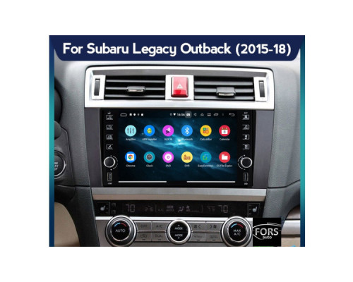 Штатная магнитола FORS.auto K100 для Subaru Legacy/Outback (1+16Gb, 8") 2015-2018