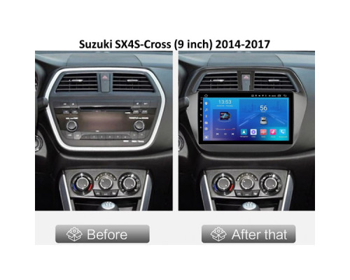 Штатная магнитола FORS.auto FS 1 LITE для Suzuki SX4/S-Cross (1+32Gb, 9") 2014-2017