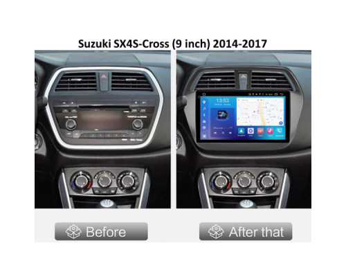 Штатная магнитола FORS.auto FS 6 MAX для Suzuki SX4/S-Cross (6+128Gb, 9") 2014-2017