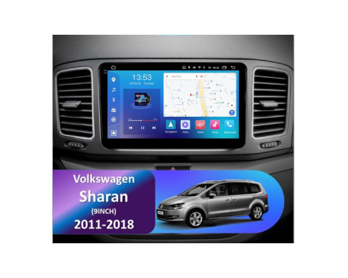 Штатная магнитола FORS.auto FS 6 MAX для Volkswagen Sharan (6+128Gb, 9") 2011-2018