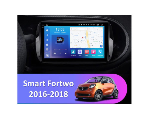 Штатная магнитола FORS.auto FS 6 MAX  для Smart Fortwo (6+128Gb, 9") 2016-2018