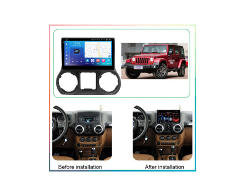 Штатная магнитола FORS.auto FS 4 MAX для Jeep Wrangler (4+32Gb, 10") 2011-2016