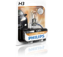 Лампа галогенна Philips H3 Vision, 3200K, 1шт/блістер 12336PRB1