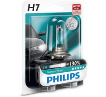 Лампа галогенна Philips H7 X-treme VISION +130%, 3700K, 1шт/блістер 12972XV+B1