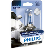 Лампа галогенна Philips H11 Cristal Vision, 4300K, 1шт/блістер 12362CVB1