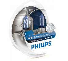 Лампа галогенна Philips H11 Diamond Vision, 5000K, 2шт/блістер 12362DVS2