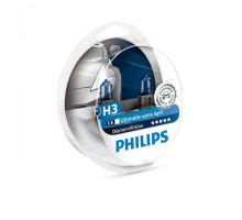 Лампа галогенна Philips H3 Diamond Vision 5000K, 2шт/блістер 12336DVS2