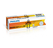 Лампа розжарювання Philips BAX 8.5d/1.5 Blue, 10шт/картон 12603CP