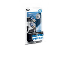 Лампа розжарювання Philips T4W WhiteVision, 2шт/блістер 12929NBVB2