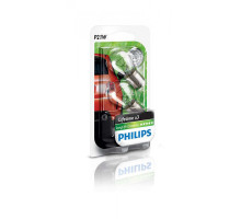 Лампа розжарювання Philips P21W LongLife EcoVision, 2шт/блістер 12498LLECOB2