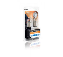 Лампа розжарювання Philips R10W, 2шт/блістер 12814B2
