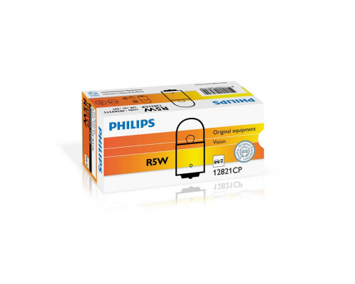 Лампа розжарювання Philips R5W, 10шт/картон 12821CP