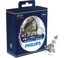 Лампа галогенна Philips H7 RACING VISION +150%, 2 шт блістер 12972RVS2