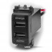Роз'єм USB в штатну заглушку Carav 17-106 Nissan / 2 порти: аудіо + зарядний пристрій