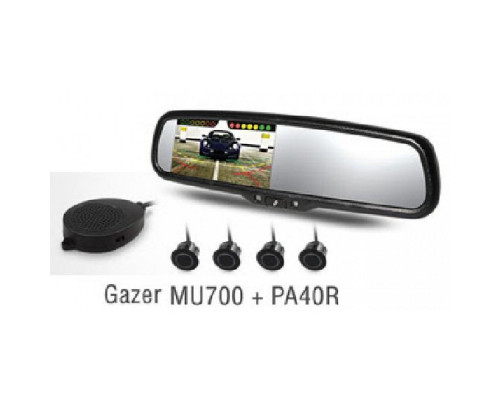 Комплект дзеркало Gazer MU700+ парктронік PA40R