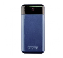 Зарядний пристрій SEVEN P7 10000 mAh Type-C DARK BLUE