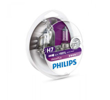 Лампа галогенна Philips H7 Vision Plus 2шт блістер 12972VPS2