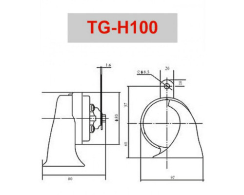 Звуковий сигнал TIGER HORN TG-H100