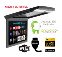 Монитор потолочный Clayton SL-1588 BL Android (черный)