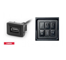 Роз'єм USB в штатну заглушку Carav 17-004 для а/м Toyota - Lexus (1 порт)
