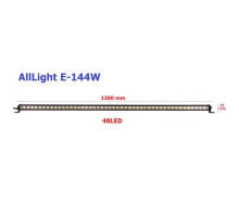 Світлодіодна фара AllLight E-144W однорядна 48chip OSRAM 3535 9-30V