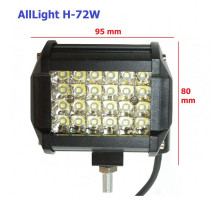 Світлодіодна фара світла AllLight H-72W 24 chip CREE 9-30V