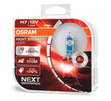 Лампа галогенна Osram 64210NL H7 Night Breaker Laser NG +150% 55W 12V PX26d HardDuopet