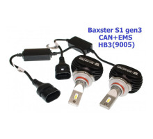 Світлодіодні лампи Baxster S1 gen3 HB3 (9005) 5000K CAN+EMS (2 шт)