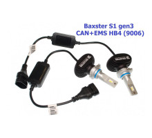 Світлодіодні лампи Baxster S1 gen3 HB4 (9006) 5000K CAN+EMS (2 шт)
