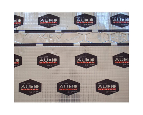 Шумоізоляція Audio-System Alubutyl 4000 4.0 мм (0,7х0,5)