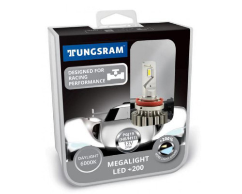 Світлодіодні лампи Tungsram Megalight LED H8-11 6000K PGJ19 60490 PB2