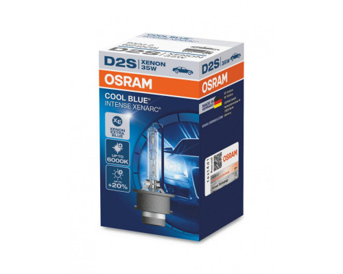 Лампа ксенонова Osram D2S 66240CBI Cool Blue Intense +20% 1шт
